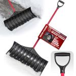 Bully Tools 27" Poly Snow Pusher with Grip
