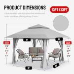 Crown Shades 13x13 Pop Up Canopy Tent