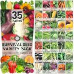 35 Vegetable Seed Packets for Survival Gardening
