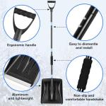 41-Inch D-Handle Snow Shovel for Driveway