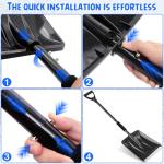 41-Inch D-Handle Snow Shovel for Driveway