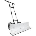 Heavy-Duty 36in Snow Pusher with Adjustable Handle
