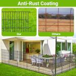 10 Panel No Dig Decorative Garden Fence
