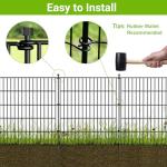 10 Panel No Dig Decorative Garden Fence