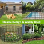 10 Panel No Dig Decorative Garden Fence