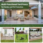 10-Panel Outdoor Dog Fence for Yard Use