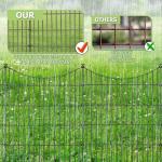 10-Panel Outdoor Dog Fence for Yard Use