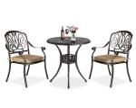 TITIMO 3-Piece Outdoor Dining Set in All-Weather Aluminum