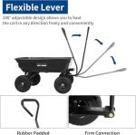 BILT HARD 4 Cu.Ft. Poly Yard Dump Cart