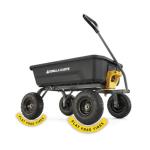 Gorilla Carts Poly Dump Cart - 600 lb Capacity