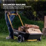 Gorilla Carts Poly Dump Cart - 600 lb Capacity