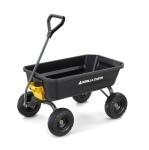 Gorilla Carts Poly Dump Cart - 600 lb Capacity