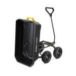Gorilla Carts Poly Dump Cart - 600 lb Capacity