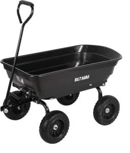 BILT HARD 4 Cu.Ft. Poly Yard Dump Cart