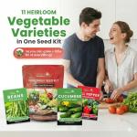 Heirloom Vegetable and Fruit Seeds Variety Pack