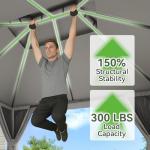 10x12 Metal Frame Outdoor Gazebo with Netting