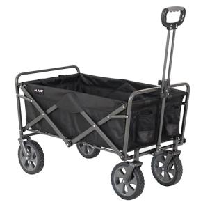 Collapsible Folding Outdoor Utility Wagon - Black