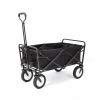 Collapsible Folding Outdoor Utility Wagon - Black