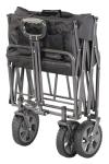 Collapsible Folding Outdoor Utility Wagon - Black