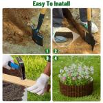 Sturdy Corrugated Metal Garden Edging - 6" x 50