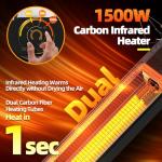 Haimmy 34-Inch Electric Patio Heater, 1500W