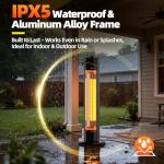 Haimmy 34-Inch Electric Patio Heater, 1500W