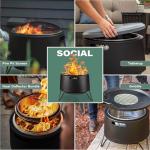 TIKI Social Fire Pit for Outdoor Gatherings