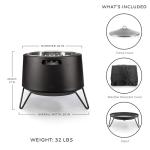 TIKI Social Fire Pit for Outdoor Gatherings