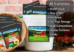 20,000+ Survival Seed Kit for Home Garden
