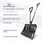 Snow Joe Spring-Assisted Strain-Reducing Snow Shovel