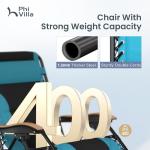 PHI VILLA Oversized Zero Gravity Chair, Patio Recliner