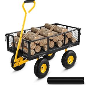 VEVOR Heavy Duty Garden Cart, 900 lbs Capacity
