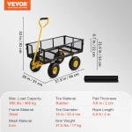 VEVOR Heavy Duty Garden Cart, 900 lbs Capacity