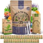 Deluxe Herb Seed Variety Pack for Indoor & Outdoor Gardening