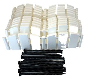 EasyFlex No-Dig Adirondack Wood-Look Garden Edging