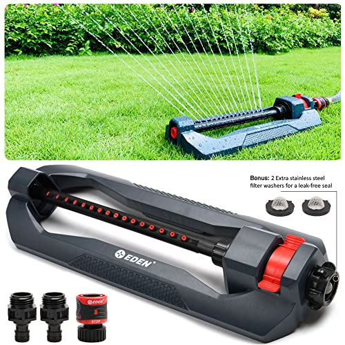 Eden 96213 Yard Water Sprinkler | Covers 3,600 sq. ft