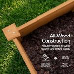 Elevated Wooden Raised Garden Bed Planter Box