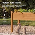 Elevated Wooden Raised Garden Bed Planter Box