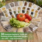 Heirloom Vegetable Seeds Planting Kit with Backpack