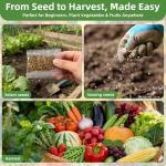 Heirloom Vegetable Seeds Planting Kit with Backpack