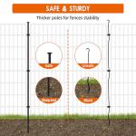 15 Panel No Dig Fence with Gate for Dogs