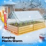 Quictent Galvanized Metal Raised Garden Bed Kit