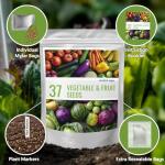 37 Varieties Non-GMO Heirloom Vegetable Seeds Kit