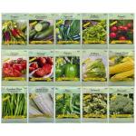 15 Heirloom Vegetable Garden Seeds - Non-GMO Pack