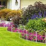 Rustproof Metal Garden Fence Panels - 10 Pack