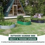 Galvanized Metal Raised Garden Bed Kit - 2 Pcs