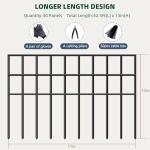 42.5ft No-Dig Animal Barrier Fence Panels
