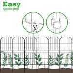 OUSHENG Rustproof Metal Garden Fence Panel Pack