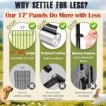 20Ft Rustproof Animal Barrier Fence - 14 Pack