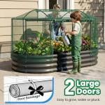 Galvanized Raised Garden Bed Kit with Watering System